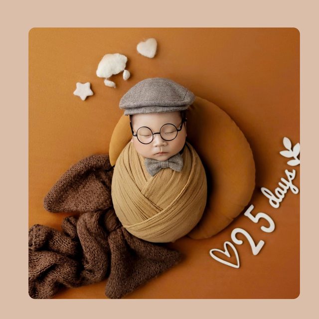 DJ Nhí 25 Ngày Tuổi — ảnh sơ sinh tại Thúy Tô Studio, Vinhomes Ocean Park 2