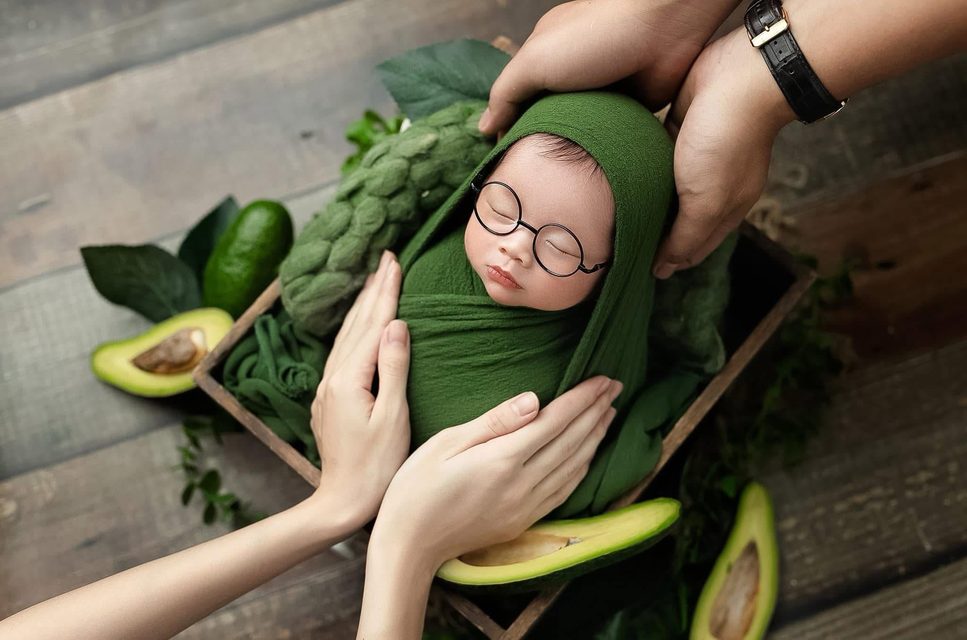Em Bé Quả Bơ — ảnh sơ sinh tại Thúy Tô Studio, Vinhomes Ocean Park 2