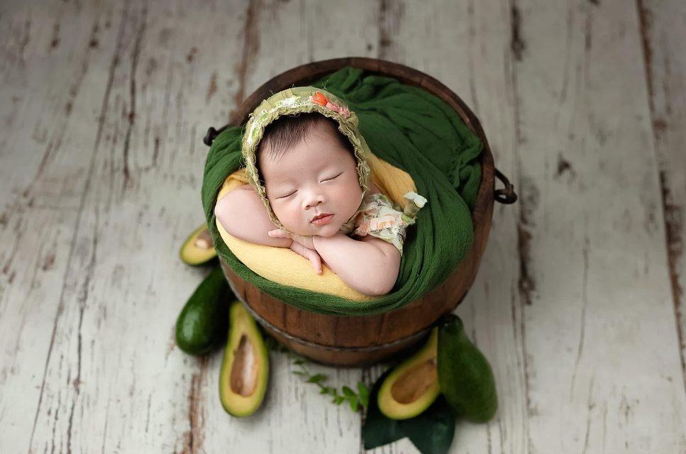 Em Bé Quả Bơ — ảnh sơ sinh tại Thúy Tô Studio, Vinhomes Ocean Park 2